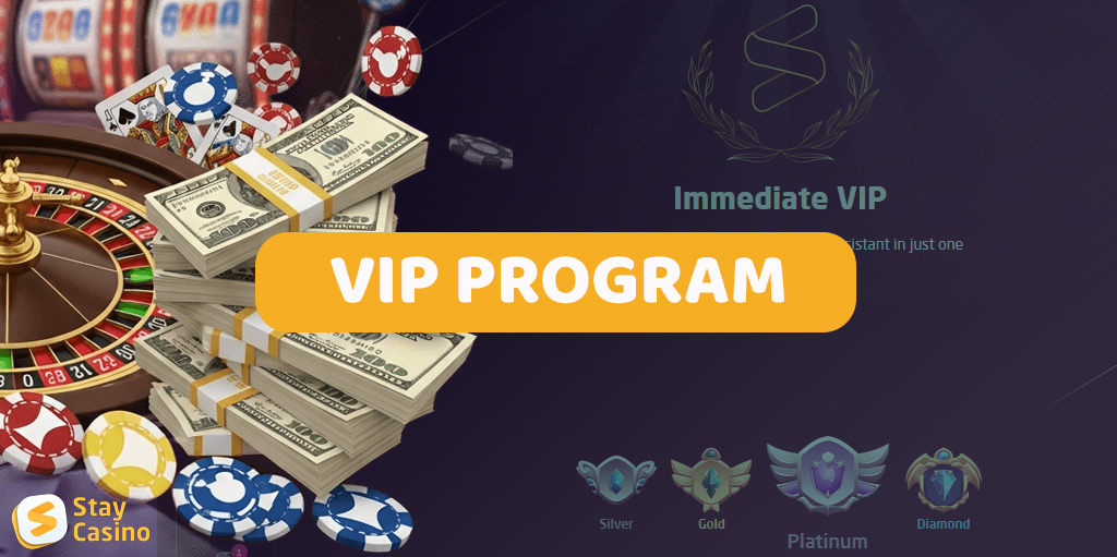 The Stay Casino VIP program offers special exclusive conditions for the most passionate players.